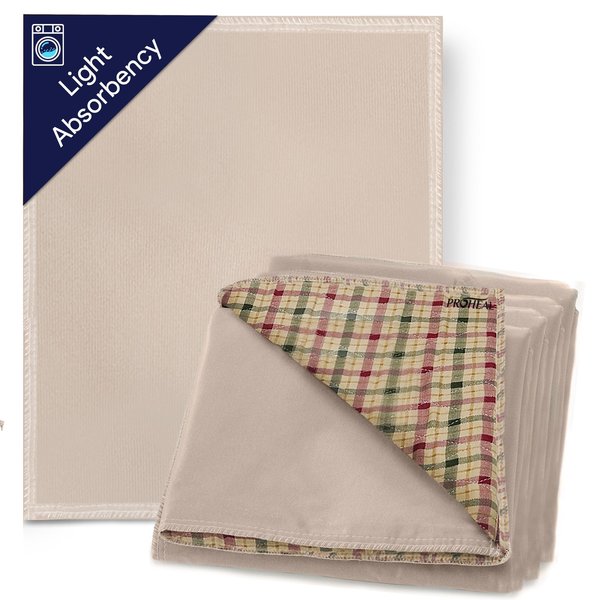 Proheal Plaid Reusable Incontinence Pads for Seniors  4 Pack 34 x 36 4PK PH-16711H-4A